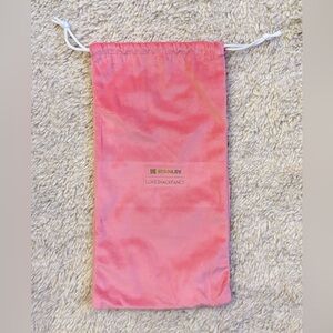 Loveshackfancy x Stanley pink velour dust bag